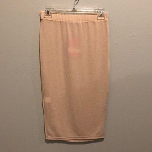 NWT BooHoo Sheer Midi Skirt